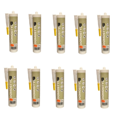 NMC DOMOSTYL: 10er-Pack Montagekleber & Dichtstoff für Fassaden & Stuckprofile